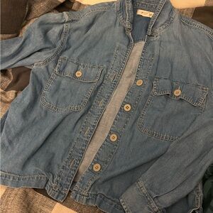 Madewell Casual Blue Denim Jacket